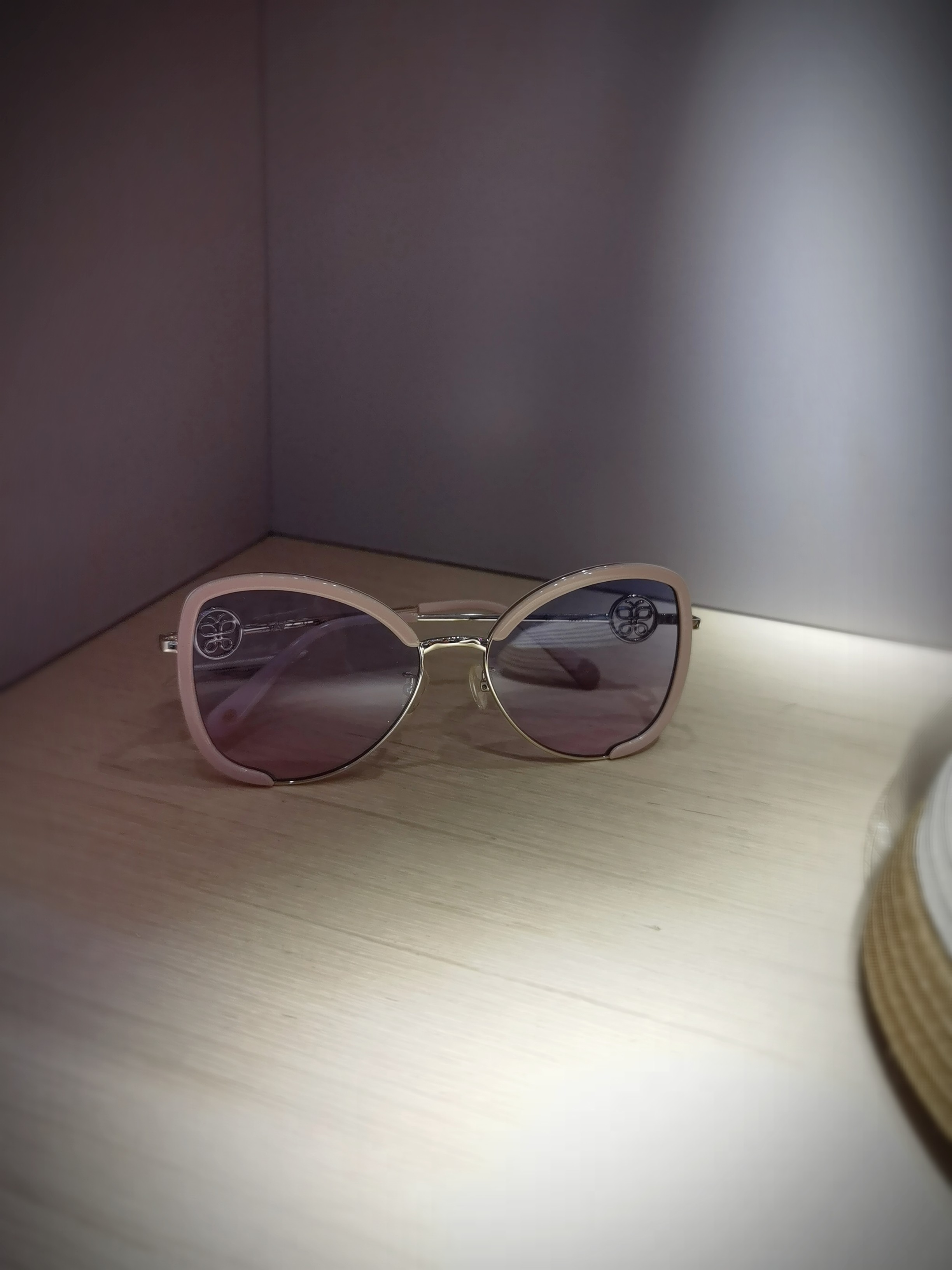 she's茜子专柜正品国内代购粉色公主女王潮流猫眼太阳眼镜墨镜