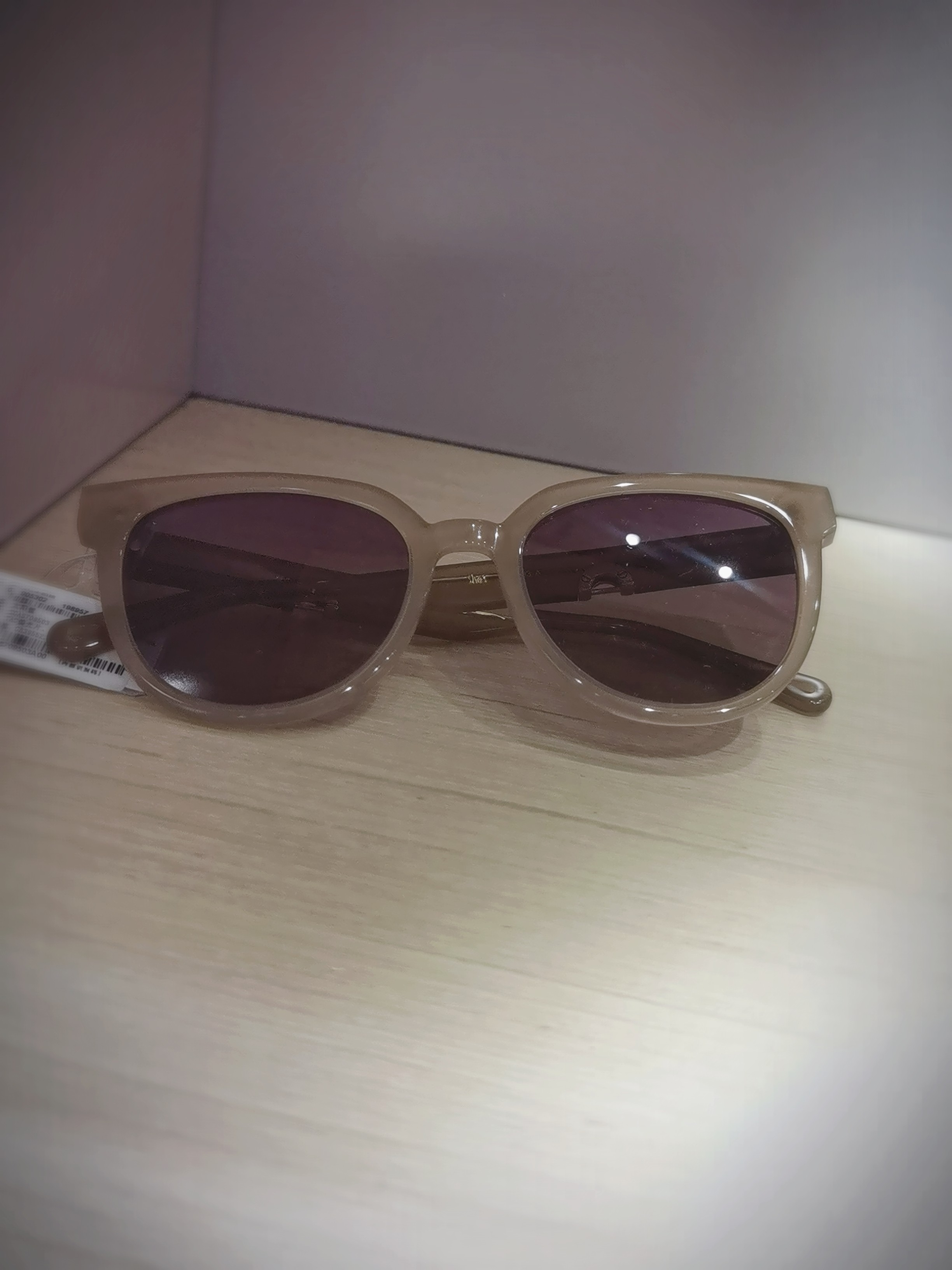 she's茜子专柜正品国内代购墨镜时尚潮酷奶茶色遮阳偏光太阳镜