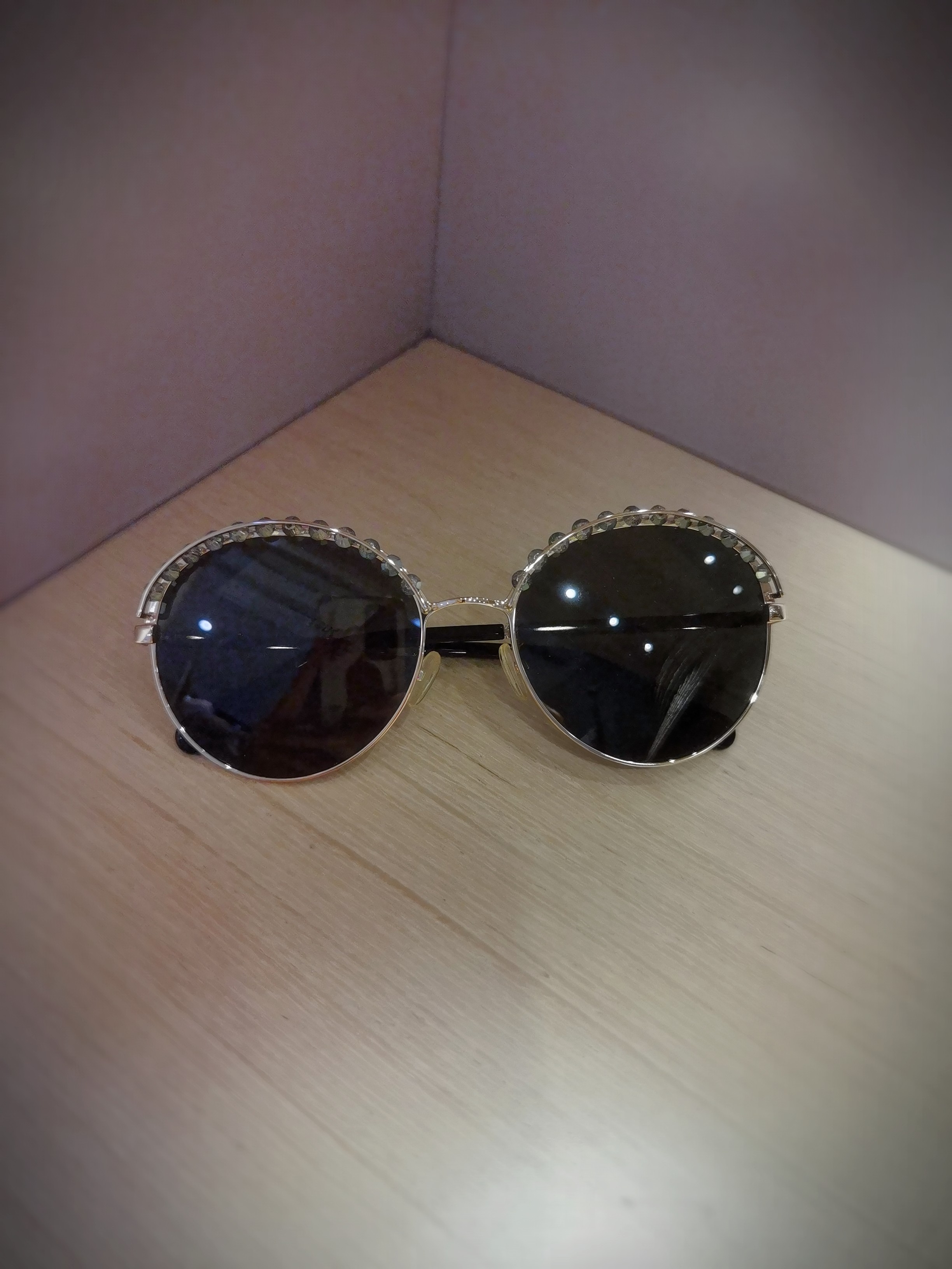 she's茜子专柜正品国内代购时尚潮流水晶偏光遮阳太阳镜墨镜