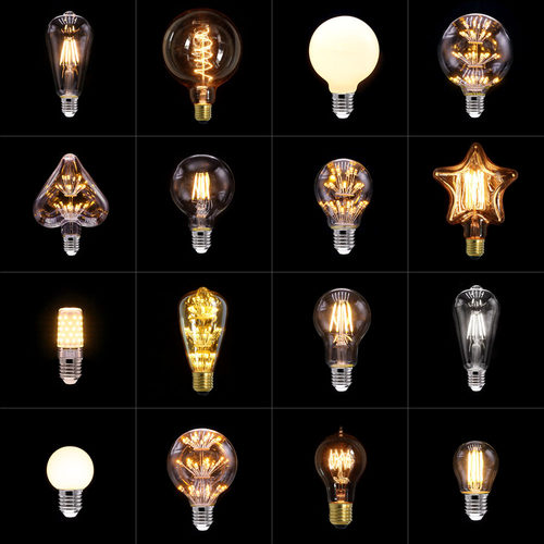 复古E27节能钨丝LED球泡灯