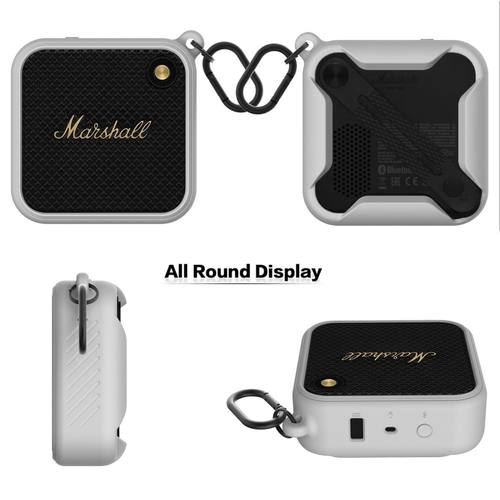 适用马歇尔户外蓝牙音响硅胶保护套防摔 MARSHALL WILLEN硅胶软壳