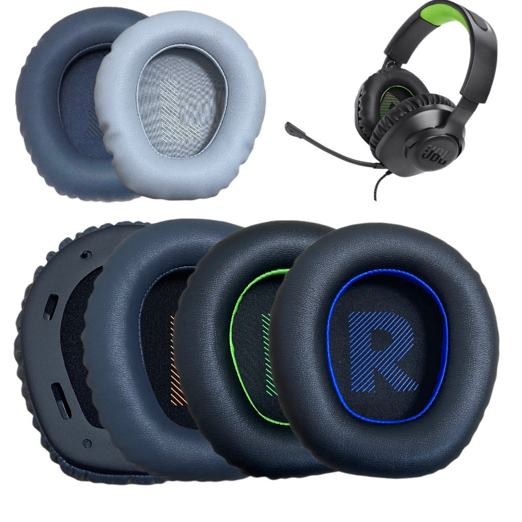 适用JBL QUANTUM  Q100耳机套蛋白皮耳罩更换海绵套耳垫更换配件