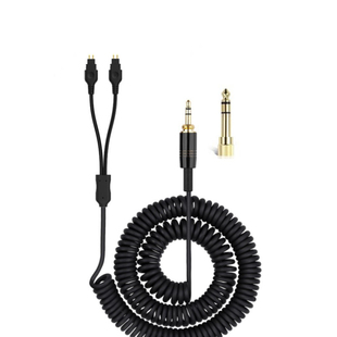 HD660S HD650 HD6XX头戴耳机游戏弹簧连接线 HD600 适用森海HD580
