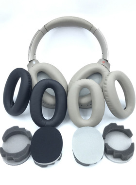 适用SONY索尼MDR-1000X WH-1000XM2 M3 M4 M5耳机套 海绵耳套耳罩