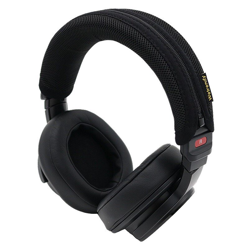 适用索尼MDR-M1头戴耳机头梁套横梁保护垫套柔软透气网布拉链设计