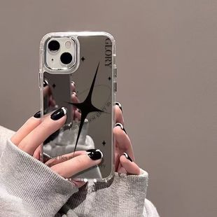 a71a33a34a35创意a56a55a54防摔a17a16a15 s21新款 四芒星形适用三星s25ultra手机壳硅胶s23fe小众s24 可爱s22