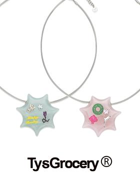 TysGrocery项链石头太阳项链