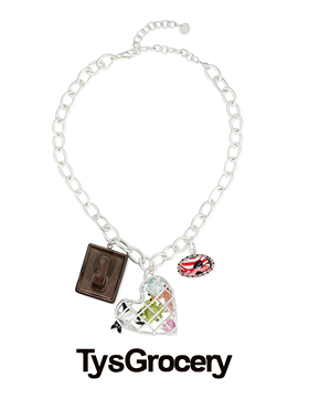 TysGrocery 23 PRAY 回忆影像琉璃动物笼项链 吊坠可拆卸