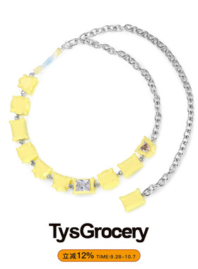 TysGrocery树脂宝石项链chocker