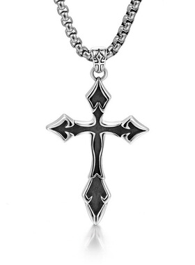十字架项链男痞帅百搭高级感吊坠