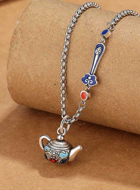把壶如意手工吊坠项链