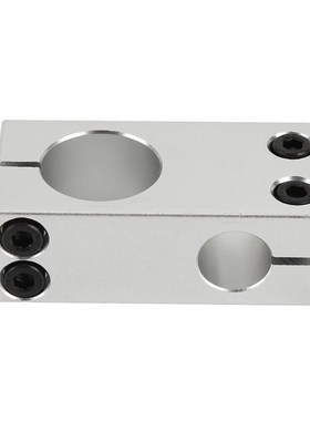 RDJ01/02铝合金加长平行双孔同向光轴连接件固定块圆管垂直锁紧夹