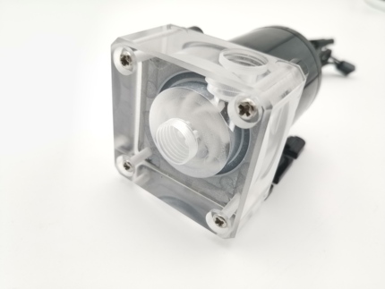 银零者C9静音水冷泵 电脑 电摩改装循环泵 透明上盖G1/4螺纹口