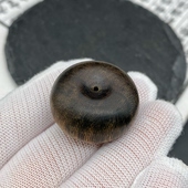 花香浓郁 天然收藏级 沉水沉香平安扣吊坠 文莱沉水平安扣