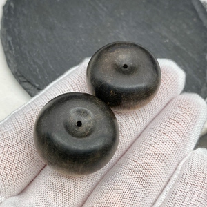 沉水沉香平安扣吊坠 文莱沉水平安扣 花香浓郁 重6.2克 直径24mm
