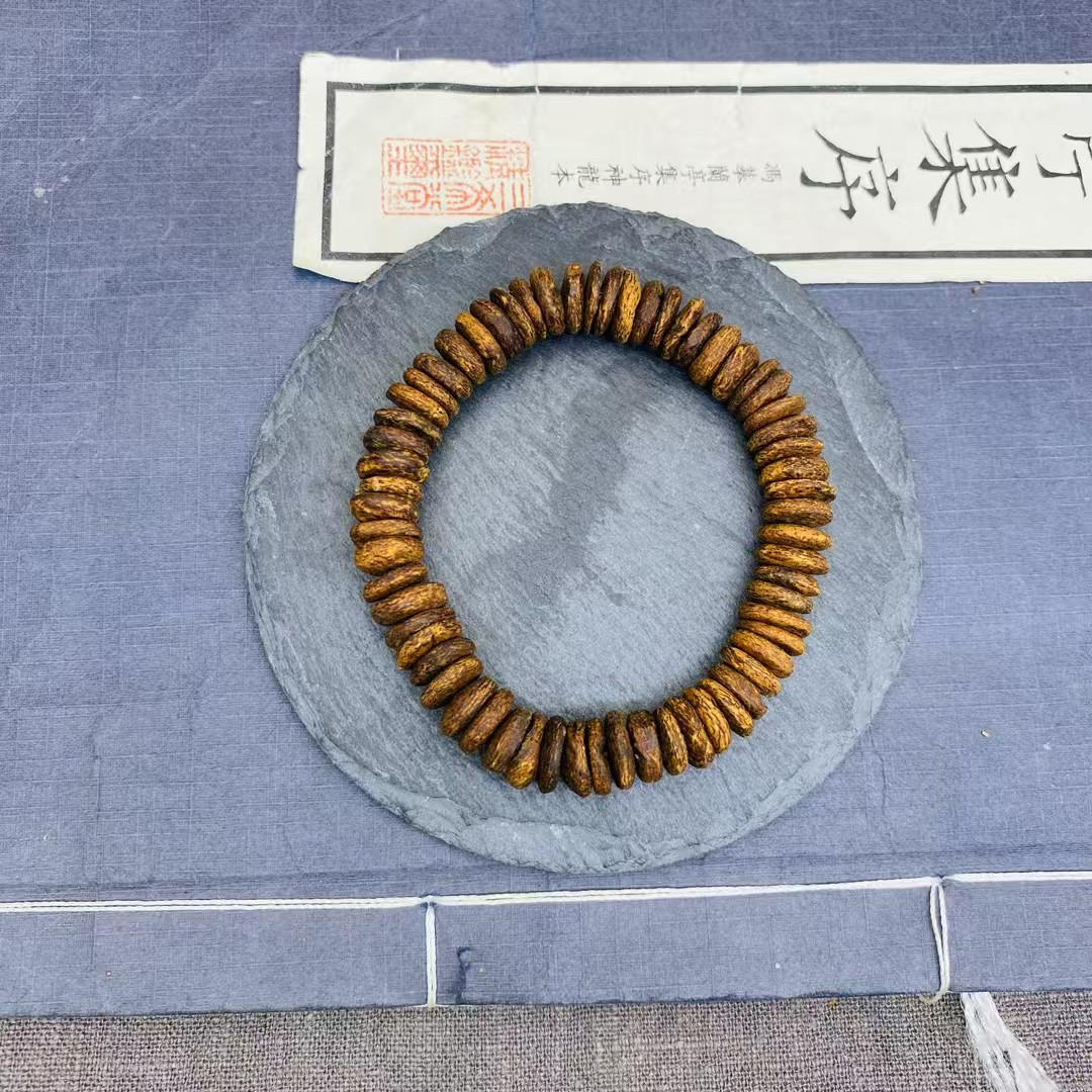 富森红土随行单圈手串 九分沉水 浓郁西瓜微凉香 生闻香味都扑鼻