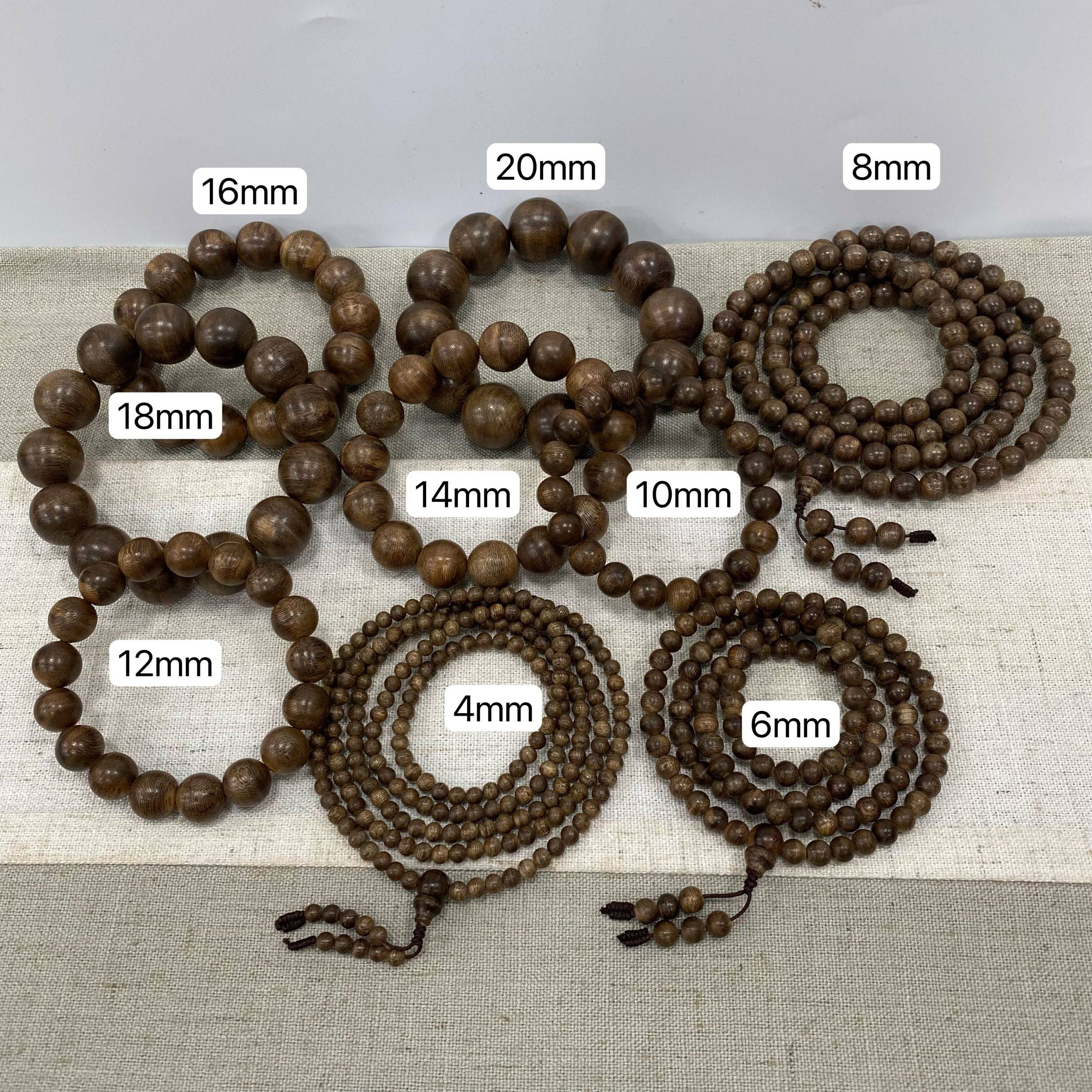 天然海南沉香水格沉香手串念珠老料沉香水格佛珠高油 花蜜香味好