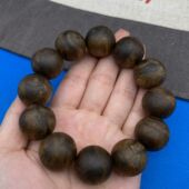 黑油2.0奇楠软油九分沉手串 棋韵正 过手留香 高油品质 油脂粘手