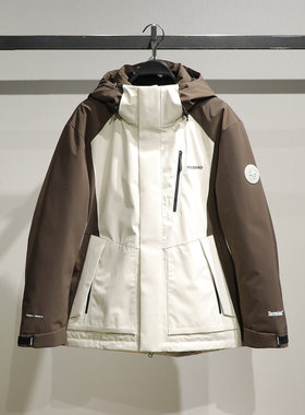 B2ACF4519太平鸟男装2025冬季国内连帽撞色羽绒服B2ACF4519H9