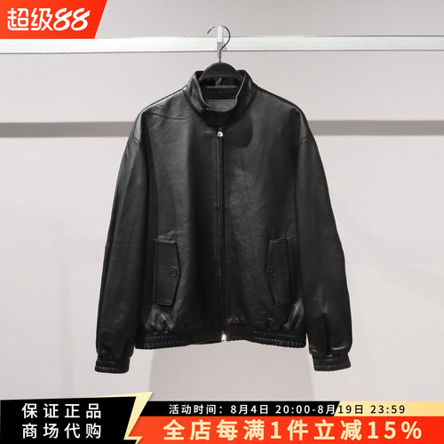 太平鸟男装时尚皮衣外套