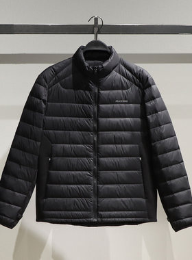 B2ACF420C太平鸟男装2025冬装新款时尚百搭排骨羽绒服B2ACF420CJ9