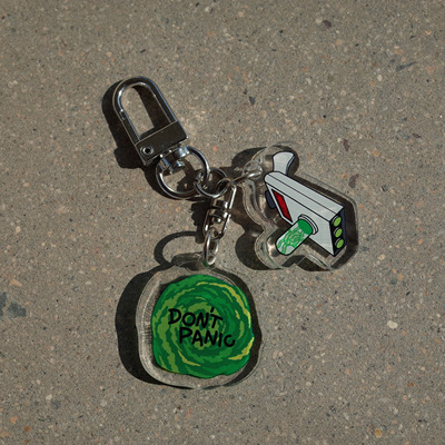 原创传送器传送门瑞克莫蒂小挂饰