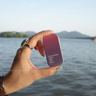 | 原创渐变日落与夜晚 | 创意新式推拉背贴卡扣桌面手机支架