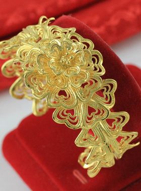 多层新娘结婚摄影道具仿真黄金