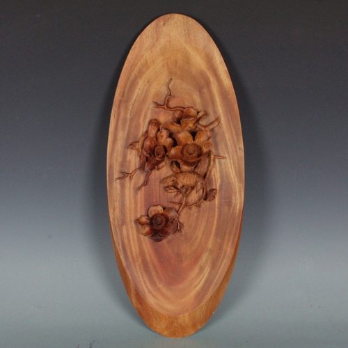 越南红木/雕摆件60公分家居摆设/全手工雕刻/挂件红木工艺品