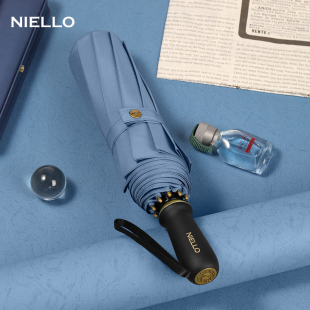 超大简约加厚加固防风暴雨专用大号10骨商务男女双人折叠手动雨伞