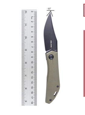 Real Steel 锐狮帝 Ventus Lite 凌风 翎 EDC折刀 石洗刃 G10手柄