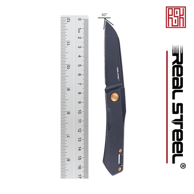 RealSteel锐狮帝 Solis Titan 耀日钛宸 黑钛柄 EDC折刀 N690刃材