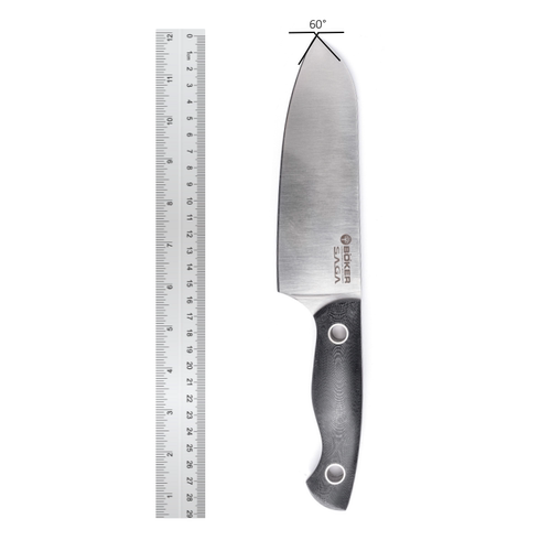 Boker德国进口【Saga套装】440C精钢G10缎面手柄高端厨师专用刀具