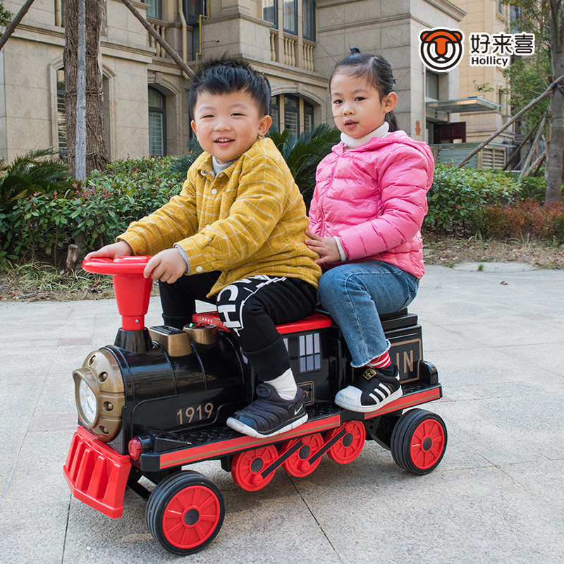 奔驰儿童电动车四轮汽车遥控玩具车可坐人小孩婴儿带摇摆宝宝童车