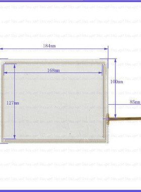 LST08002-K 183*141mm触摸手写外屏幕玻璃8寸四比三工控触摸屏