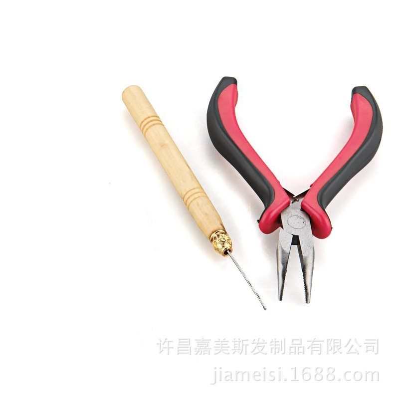 朔钳子  接发批发柄工具 厂家弯头嘉美斯无齿弹簧片接发