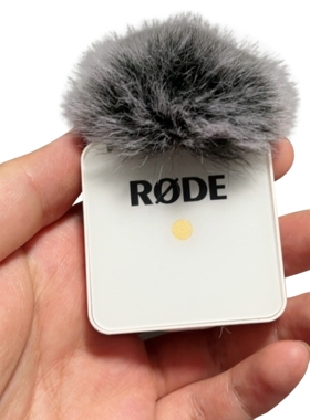 适合罗德WIRELESSGO一代方块话筒防噪毛罩RODE领夹麦克风防风毛套