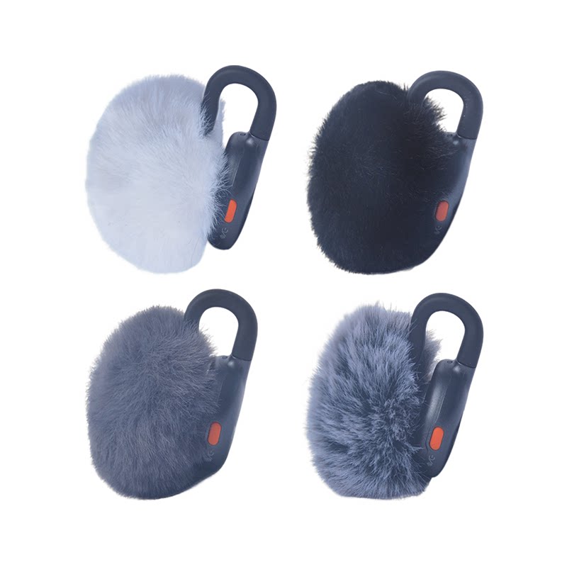 适用猛犸MOMA Lark M2无线麦克风防风毛套话筒毛绒罩降低风噪咪罩