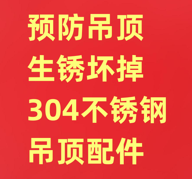 预防吊顶坏掉高端304不锈钢