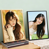 照片相框摆台6 7七8寸10相片放大打印加冲洗明星海报裱画空框挂墙