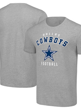 NFL球衣夏季达拉斯牛仔Dallas Cowboys男休闲运动长袖宽松短袖T恤