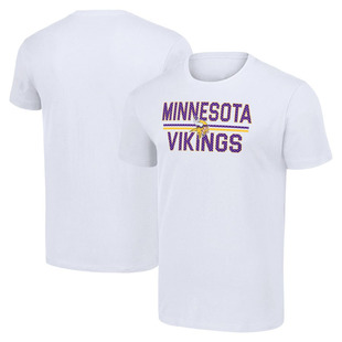 NFL球衣男夏季维京人MinnesotaVikings休闲运动长袖宽松男短袖T恤