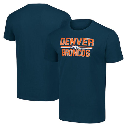 NFL球衣男夏季丹佛野马Denver Broncos休闲运动长袖宽松男短袖T恤