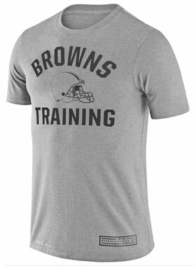NFL球衣男夏季布朗Cleveland Browns橄榄球服宽松男士速干短袖T恤