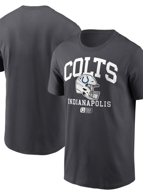 NFL球衣夏季小马Indianapolis Colts橄榄球服宽松男士速干短袖T恤
