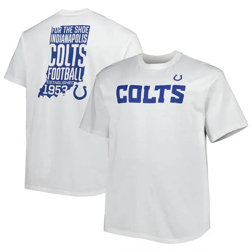 NFL球衣夏季小马Indianapolis Colts橄榄球服宽松男士速干短袖T恤