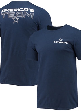 NFL球衣夏季达拉斯牛仔Dallas Cowboys橄榄球服宽松男速干短袖T恤
