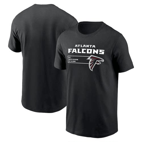 NFL球衣男夏季猎鹰Atlanta Falcons休闲运动长袖宽松男士短袖T恤