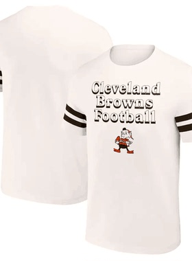 NFL球衣夏季 布朗Cleveland Browns男士休闲运动长袖宽松短袖T恤