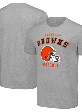 NFL球衣夏季 布朗Cleveland Browns男士休闲运动长袖宽松短袖T恤
